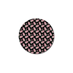 Floral Print Golf Ball Marker by Saptagram