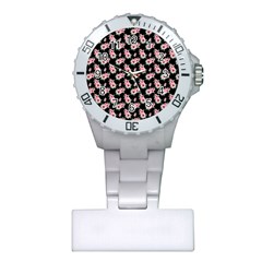 Floral Print Plastic Nurses Watch by Saptagram