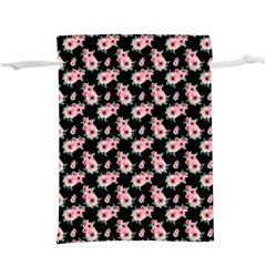 Floral Print  Lightweight Drawstring Pouch (xl)