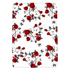 Vector Roses Pattern,red Flowers And Black Branches, Asymmetric Design Removable Flap Cover (s) by Casemiro