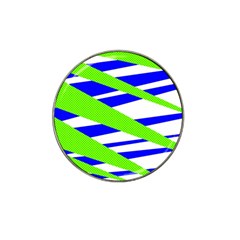 Abstract Triangles Pattern, Dotted Stripes, Grunge Design In Light Colors Hat Clip Ball Marker by Casemiro