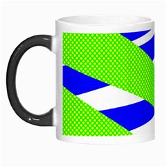 Abstract Triangles Pattern, Dotted Stripes, Grunge Design In Light Colors Morph Mugs by Casemiro