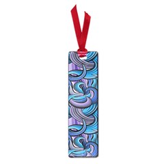 Blue Swirl Pattern Small Book Marks by designsbymallika