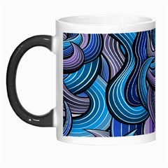 Blue Swirl Pattern Morph Mugs by designsbymallika