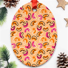 Beans Pattern Ornament (oval) by designsbymallika