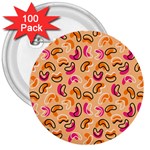 Beans Pattern 3  Buttons (100 pack)  Front