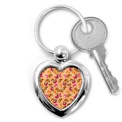 Beans Pattern Key Chain (heart) by designsbymallika