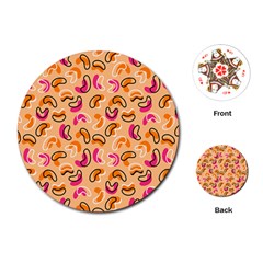 Beans Pattern Playing Cards Single Design (round) by designsbymallika