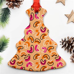 Beans Pattern Christmas Tree Ornament (two Sides) by designsbymallika