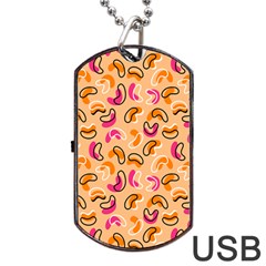 Beans Pattern Dog Tag Usb Flash (two Sides) by designsbymallika