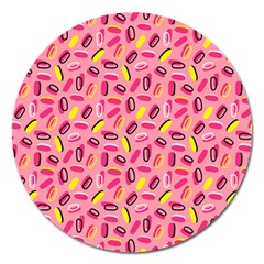 Beans Pattern 2 Magnet 5  (round) by designsbymallika