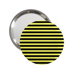 Wasp Stripes Pattern, Yellow And Black Lines, Bug Themed 2 25  Handbag Mirrors by Casemiro