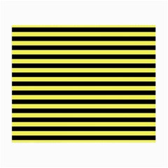 Wasp Stripes Pattern, Yellow And Black Lines, Bug Themed Small Glasses Cloth by Casemiro