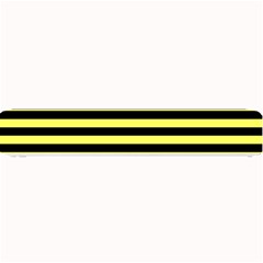 Wasp Stripes Pattern, Yellow And Black Lines, Bug Themed Small Bar Mats by Casemiro