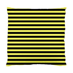 Wasp Stripes Pattern, Yellow And Black Lines, Bug Themed Standard Cushion Case (one Side) by Casemiro