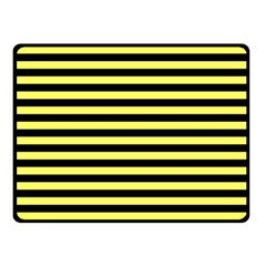 Wasp Stripes Pattern, Yellow And Black Lines, Bug Themed Double Sided Fleece Blanket (small)  by Casemiro