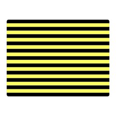 Wasp Stripes Pattern, Yellow And Black Lines, Bug Themed Double Sided Flano Blanket (mini)  by Casemiro