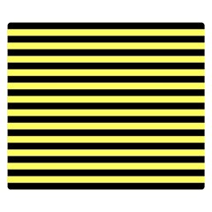 Wasp Stripes Pattern, Yellow And Black Lines, Bug Themed Double Sided Flano Blanket (small)  by Casemiro