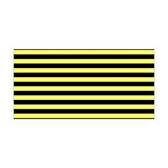 Wasp Stripes Pattern, Yellow And Black Lines, Bug Themed Yoga Headband by Casemiro