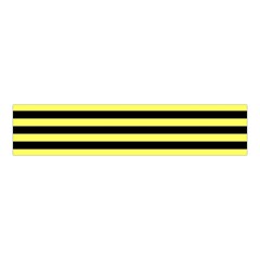 Wasp Stripes Pattern, Yellow And Black Lines, Bug Themed Velvet Scrunchie by Casemiro