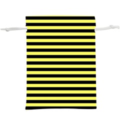 Wasp Stripes Pattern, Yellow And Black Lines, Bug Themed  Lightweight Drawstring Pouch (xl) by Casemiro