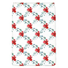 Poppies Pattern, Poppy Flower Symetric Theme, Floral Design Removable Flap Cover (l) by Casemiro