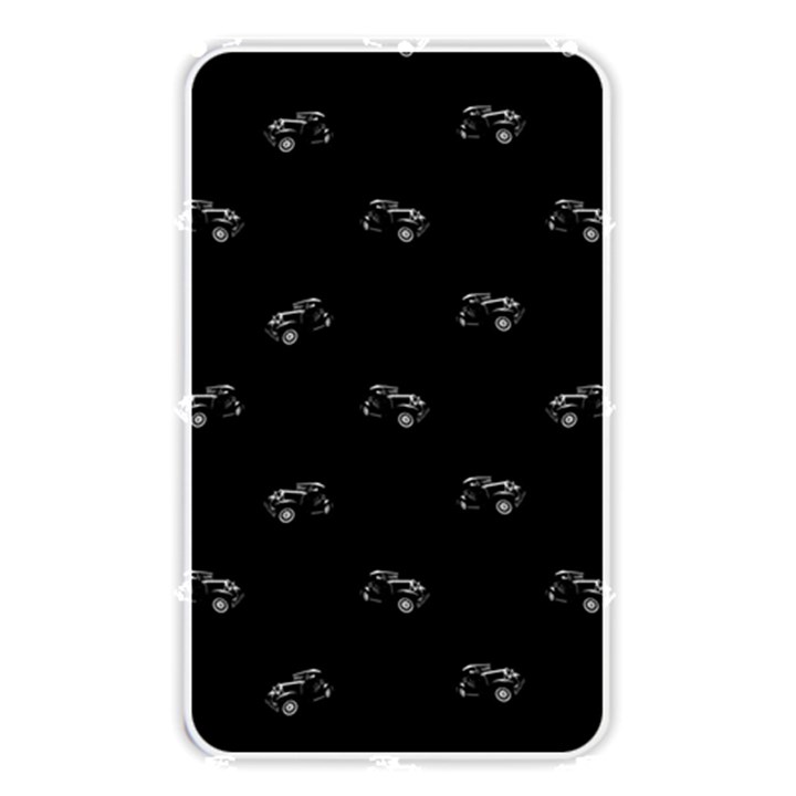 Vintage Car Motif Print Pattern Memory Card Reader (Rectangular)