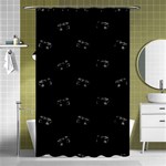 Vintage Car Motif Print Pattern Shower Curtain 48  x 72  (Small)  Curtain(48  X 72 ) - 42.18 x64.8  Curtain(48  X 72 )