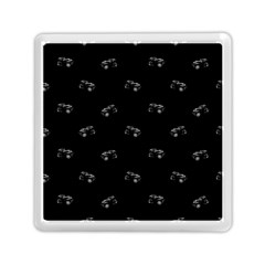 Vintage Car Motif Print Pattern Memory Card Reader (square) by dflcprintsclothing