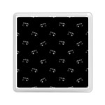 Vintage Car Motif Print Pattern Memory Card Reader (Square) Front