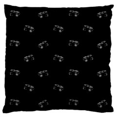 Vintage Car Motif Print Pattern Large Cushion Case (one Side) by dflcprintsclothing