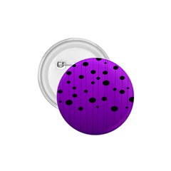 Two Tone Purple With Black Strings And Ovals, Dots  Geometric Pattern 1 75  Buttons by Casemiro