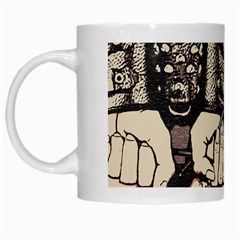 Flowers For The Submissive - Kinky Artwork, Naughty Illustration White Mugs by Casemiro