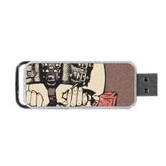 Flowers For The Submissive - Kinky Artwork, Naughty Illustration Portable Usb Flash (two Sides) by Casemiro