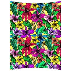 Hibiscus Flowers Pattern, Floral Theme, Rainbow Colors, Colorful Palette Back Support Cushion by Casemiro