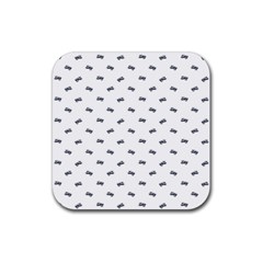 Vintage Car Motif Prin Pattern 2001 Rubber Coaster (square) 