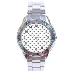 Vintage Car Motif Prin Pattern 2001 Stainless Steel Analogue Watch by dflcprintsclothing