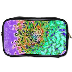 Peacock Chrysanthemum Toiletries Bag (one Side)