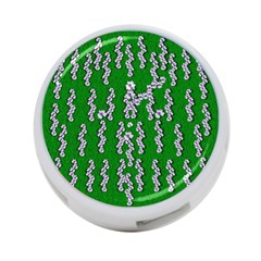 Cherry-blossoms Branch Decorative On A Field Of Fern 4-port Usb Hub (two Sides) by pepitasart