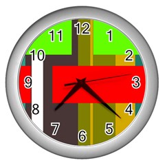 Serippy Wall Clock (silver)