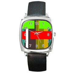 Serippy Square Metal Watch by SERIPPY