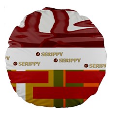 Serippy Large 18  Premium Round Cushions by SERIPPY