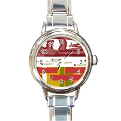 Serippy Round Italian Charm Watch by SERIPPY