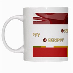 Serippy White Mugs