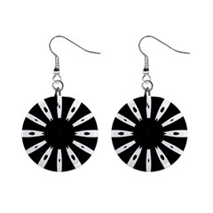 Kettukas Bw #35 Mini Button Earrings