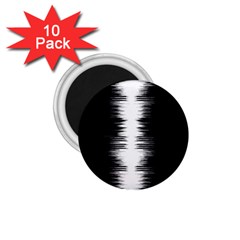 Black And White Noise, Sound Equalizer Pattern 1 75  Magnets (10 Pack)  by Casemiro