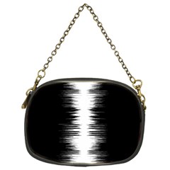 Black And White Noise, Sound Equalizer Pattern Chain Purse (one Side) by Casemiro