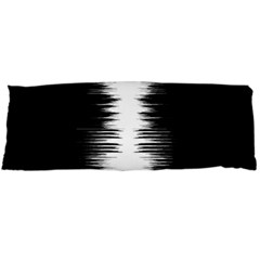 Black And White Noise, Sound Equalizer Pattern Body Pillow Case (dakimakura) by Casemiro