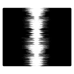 Black And White Noise, Sound Equalizer Pattern Double Sided Flano Blanket (small)  by Casemiro