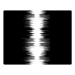 Black And White Noise, Sound Equalizer Pattern Double Sided Flano Blanket (large)  by Casemiro